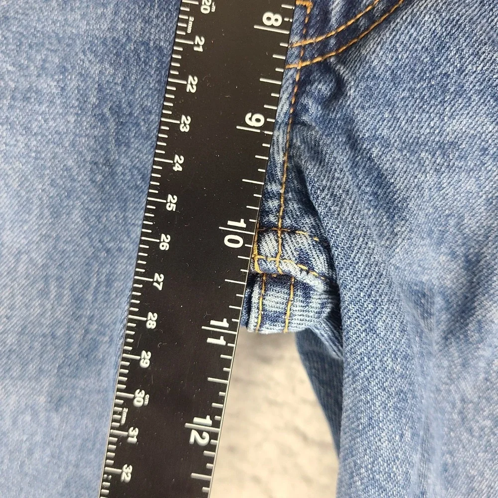 Levi's 514 Jeans Mens 34x30 Blue‎ Straight Fit Light Wash 100% Cotton Denim